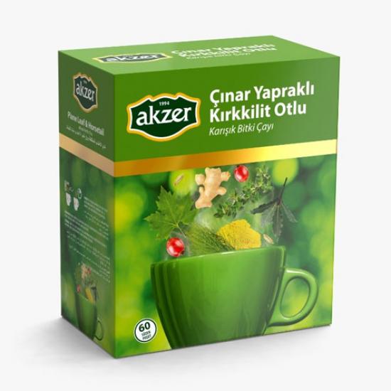Akzer Çınar Yapr. Kırkkilit Otlu Çay 60’lı