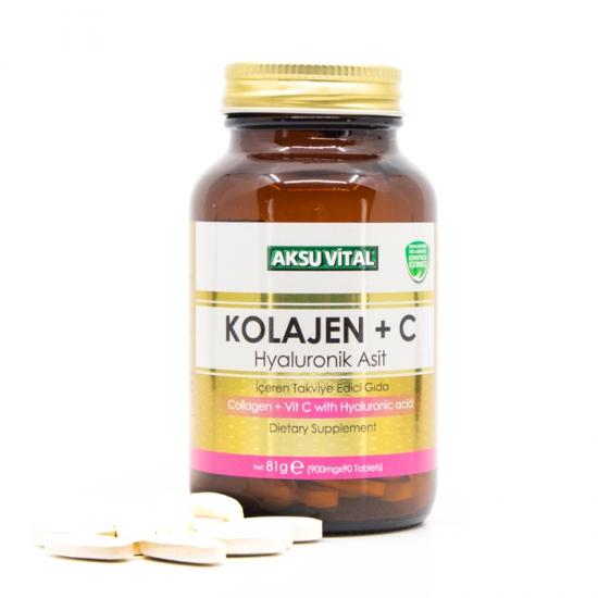 Kolajen + C Vitamini & Hyaluronik Asit 90 Tablet