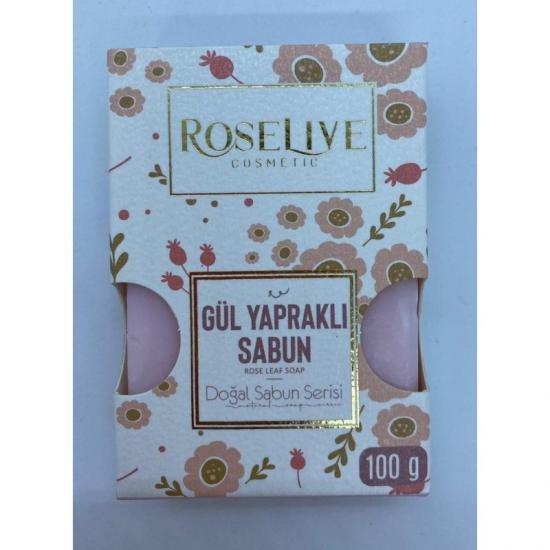 Roselive Gül Yapraklı Sabun
