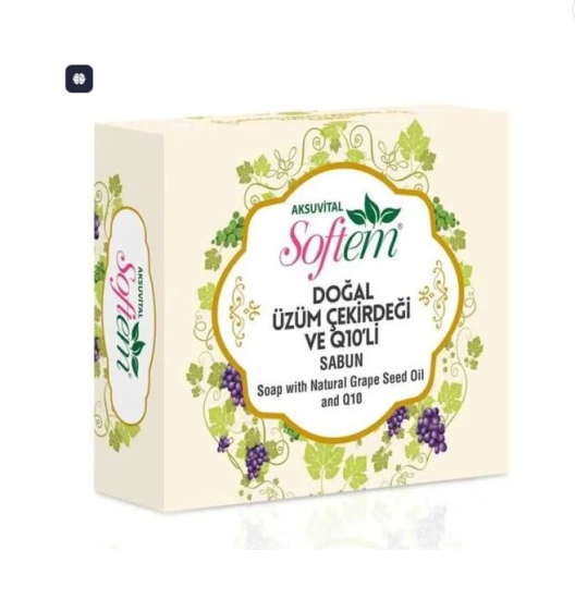 Üzüm Çekirdeği Yağı Q10 Sabun 130 gr.
